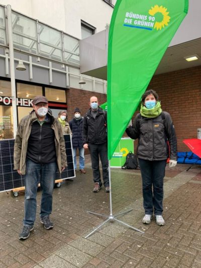 Infostand Strom vom Balkon