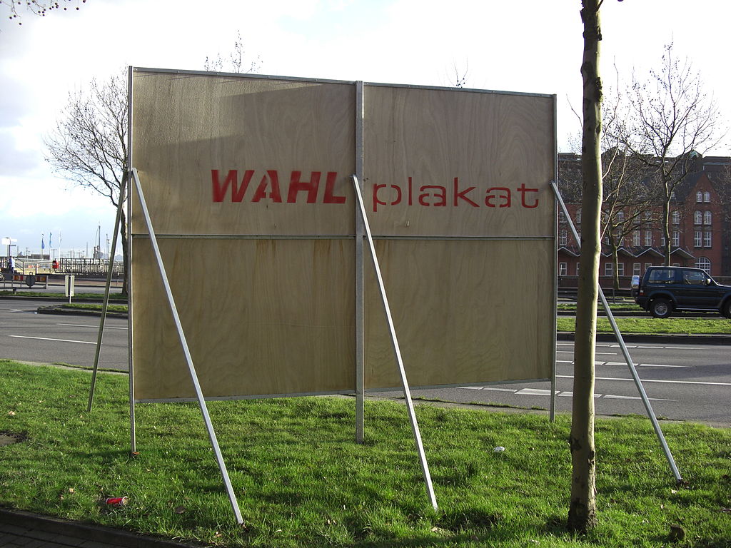 Wahlplakat