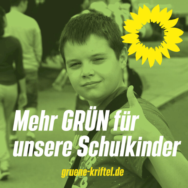 Mehr GRÜN für unsere Schulkinder