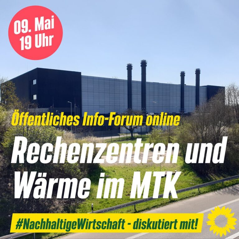 Öffentliches Info-Forum “Rechenzentren & Wärme im MTK“