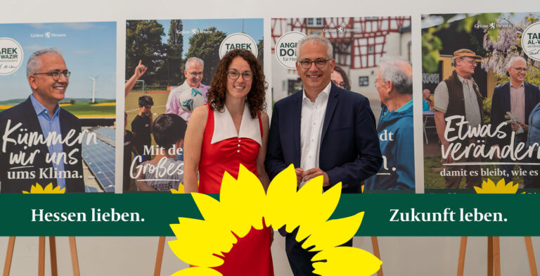 Infostand zur Hessenwahl