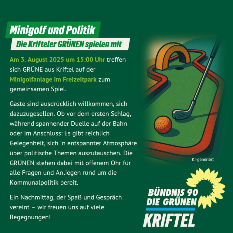 Minigolf und Politik