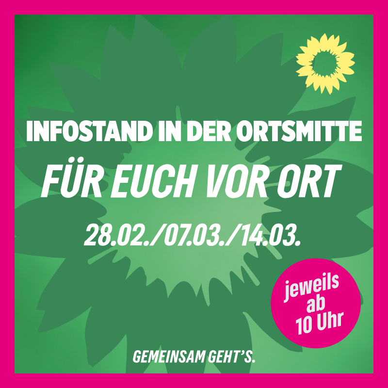 Infostand Ortsmitte