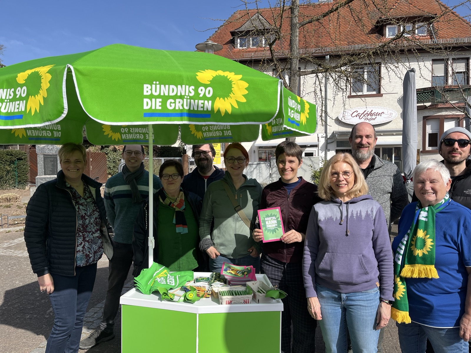 Infostand mit Anna